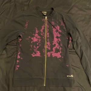 Oakley Black/ purple zip up